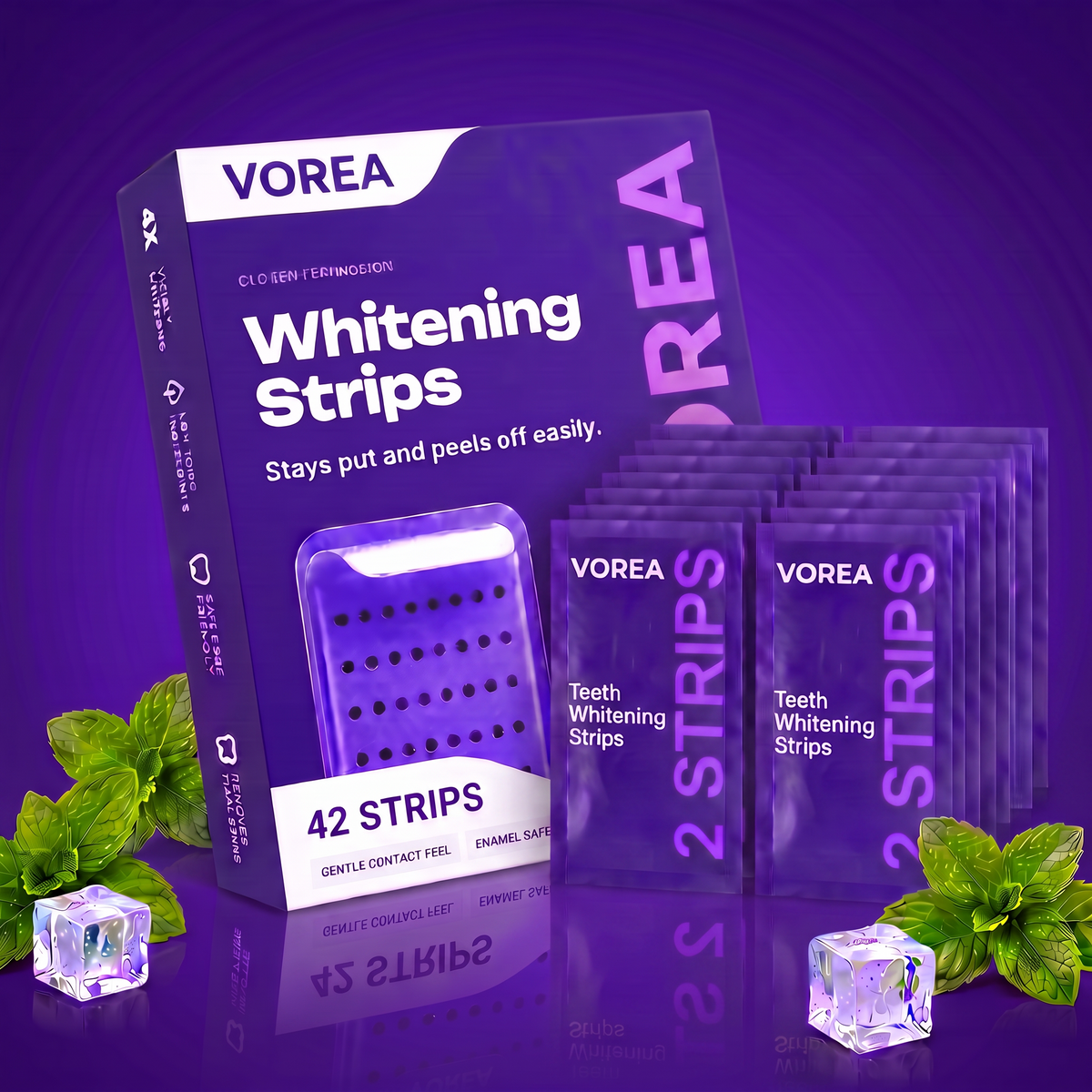 Vorea™ Purple Whitening Strips